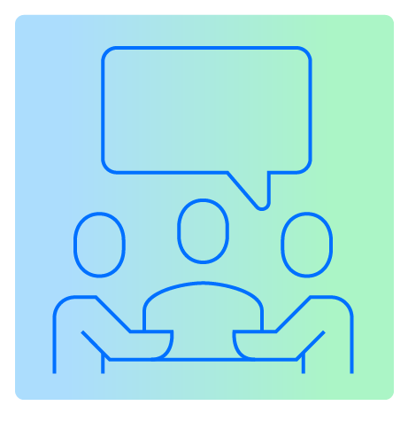People talking icon