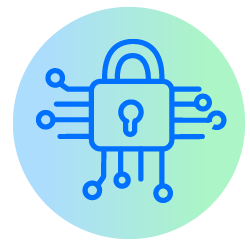 Deadbolt lock icon
